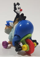 1993 Warner Bros. Animaniacs Yakko Riding Ralph Cartoon Characters Toy Vehicle McDonald's Happy Meal