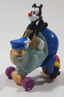 1993 Warner Bros. Animaniacs Yakko Riding Ralph Cartoon Characters Toy Vehicle McDonald's Happy Meal
