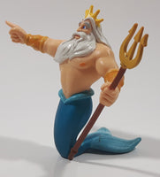 Disney The Little Mermaid King Triton 3 5/8" Tall Toy Figure