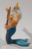 Disney The Little Mermaid King Triton 3 5/8" Tall Toy Figure