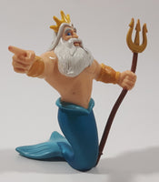 Disney The Little Mermaid King Triton 3 5/8" Tall Toy Figure