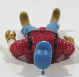 Blue Hat Red Shirt Construction Worker 2 1/2" Tall Toy Figure
