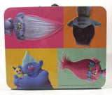 2016 Dreamworks Animation Trolls Embossed Tin Metal Lunch Box Container