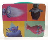 2016 Dreamworks Animation Trolls Embossed Tin Metal Lunch Box Container