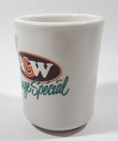 A&W Special Blend 3 7/8" Tall Ceramic Coffee Mug Cup