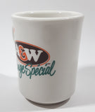 A&W Special Blend 3 7/8" Tall Ceramic Coffee Mug Cup