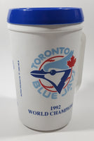 1992 World Series MLB Toronto Blue Jays 1992 World Champions 7" Tall 22 Oz. Plastic Beverage Coffee Mug Cup with Lid