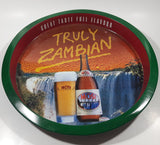 Mosi Lager Beer Truly Zambian "Great Taste Full Flavour" 13 1/4" Metal Beverage Serving Tray