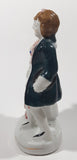 Antique 1945 to 1951 Occupied Japan Colonial Man and Woman Couple 5" Tall Hand Painted Porcelain Figurine