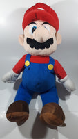 2015 Nintendo Super Mario Large 24" Tall Toy Stuffed Plush Character Pillow with Back Pocket