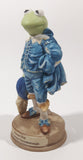 Rare Vintage 1983 Enesco Henson Associates Miss Piggy's "The Kermitage Collection" Kermit as Green Boy after Thomas Gainsborough 6 1/2" Tall