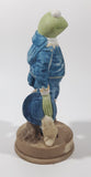 Rare Vintage 1983 Enesco Henson Associates Miss Piggy's "The Kermitage Collection" Kermit as Green Boy after Thomas Gainsborough 6 1/2" Tall