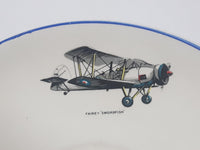 Antiques T.C. Green & Co Ltd Church Gresley Early Military Fighter Airplanes Ceramic Pottery Saucer Plate and Mug Cup Soup Bowl with Handle Made in England