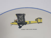 Antiques T.C. Green & Co Ltd Church Gresley Early Military Fighter Airplanes Ceramic Pottery Saucer Plate and Mug Cup Soup Bowl with Handle Made in England