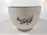 Antiques T.C. Green & Co Ltd Church Gresley Early Military Fighter Airplanes Ceramic Pottery Saucer Plate and Mug Cup Soup Bowl with Handle Made in England