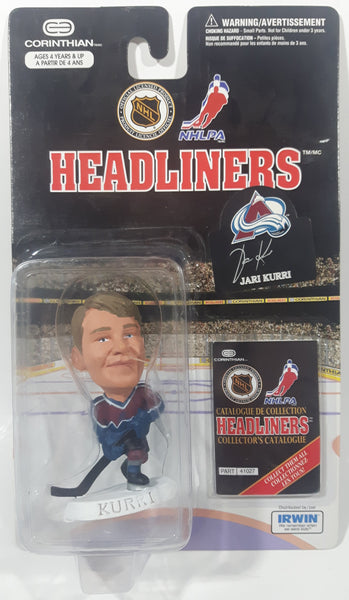 1997 Corinthian Headliners NHL NHLPA Ice Hockey Player Jari Kurri Colorado Avalanche Figure New in Package