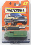 1998 Matchbox Mission Missile Launcher Army Green Die Cast Vehicle New in Package