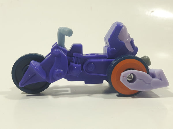 2015 McDonald's DC Comics Batman Unlimited The Joker Cycle Trike 3 3/8" Long Plastic Toy Vehicle