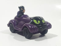 1991 DC Comics Cat Woman in Purple Plastic Toy Car Vehicle McDonald's Happy Meal