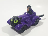 1991 DC Comics Cat Woman in Purple Plastic Toy Car Vehicle McDonald's Happy Meal