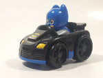 2011 Mattel Fisher Price Little People Batman in Batmobile Plastic Toy Car Vehicle