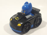 2011 Mattel Fisher Price Little People Batman in Batmobile Plastic Toy Car Vehicle