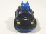 2011 Mattel Fisher Price Little People Batman in Batmobile Plastic Toy Car Vehicle