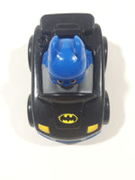 2011 Mattel Fisher Price Little People Batman in Batmobile Plastic Toy Car Vehicle