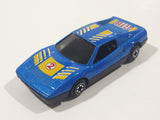 Yatming No. 802 Ferrari 328 GTB Blue #2 Die Cast Toy Super Dream Car Vehicle