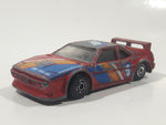 1988 Matchbox BMW M1 Red Die Cast Toy Rally Racing Car Vehicle