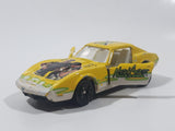 1999 Titan Sports WWF Wrestling Radical Rides New Age Outlaws Welly No. 103 Corvette Yellow Die Cast Toy Car Vehicle with Opening Doors