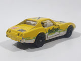 1999 Titan Sports WWF Wrestling Radical Rides New Age Outlaws Welly No. 103 Corvette Yellow Die Cast Toy Car Vehicle with Opening Doors