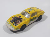 1999 Titan Sports WWF Wrestling Radical Rides New Age Outlaws Welly No. 103 Corvette Yellow Die Cast Toy Car Vehicle with Opening Doors