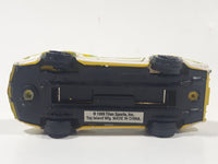 1999 Titan Sports WWF Wrestling Radical Rides New Age Outlaws Welly No. 103 Corvette Yellow Die Cast Toy Car Vehicle with Opening Doors