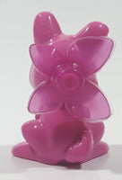 Kinder Surprise Pink Bunny Rabbit Flower Tail 1 1/2" Tall Plastic Toy Figure