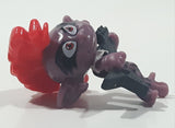 Kinder Surprise Punk Rocker with Purple Skin and Red Mohawk Guitar Player Musician 1 1/2" Tall Plastic Toy Figure