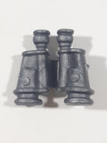 Grey Plastic 3/4" Toy Binoculars Action Figure Accessory