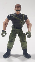 Chap Mei S1 Sentinel 1 Army Military Soldier 4" Tall Toy Action Figure - Black Shirt