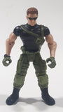 Chap Mei S1 Sentinel 1 Army Military Soldier 4" Tall Toy Action Figure - Black Shirt