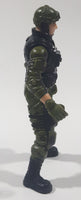 Chap Mei S1 Sentinel 1 Army Military Soldier 4" Tall Toy Action Figure - Black Vest