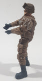 Chap Mei S1 Sentinel 1 Army Military Soldier 4" Tall Toy Action Figure - Brown Camo