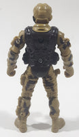 Chap Mei S1 Sentinel 1 Army Military Soldier 4" Tall Toy Action Figure - Brown and Beige Camo