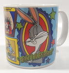 1995 Applause Warner Bros. Looney Tunes Bugs Bunny "Ain't I a Stinker" 3 3/4" Tall Ceramic Coffee Mug Cup