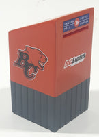 Canada Post B.C. Lions CFL Football Team Mail Box Shaped Orange 3" Tall Plastic Coin Bank