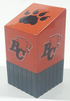 Canada Post B.C. Lions CFL Football Team Mail Box Shaped Orange 3" Tall Plastic Coin Bank