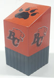 Canada Post B.C. Lions CFL Football Team Mail Box Shaped Orange 3" Tall Plastic Coin Bank