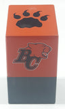 Canada Post B.C. Lions CFL Football Team Mail Box Shaped Orange 3" Tall Plastic Coin Bank