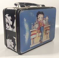 1996 King Features Syndicate Betty Boop Waitress in Roller Skates Diner Themed Tin Metal Lunch Box
