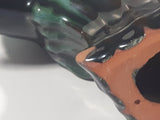 Vintage BMP Blue Mountain Pottery Blue Dolphin Green Drip Glaze 7" Long Wildlife Sculpture