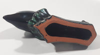 Vintage BMP Blue Mountain Pottery Blue Dolphin Green Drip Glaze 7" Long Wildlife Sculpture